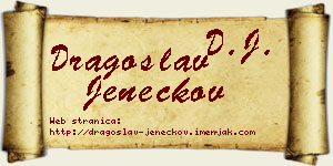 Dragoslav Jeneckov vizit kartica